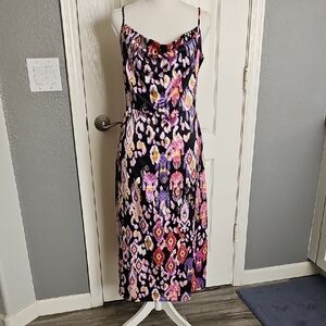 VENUS Vibrant Floral Midi Dress